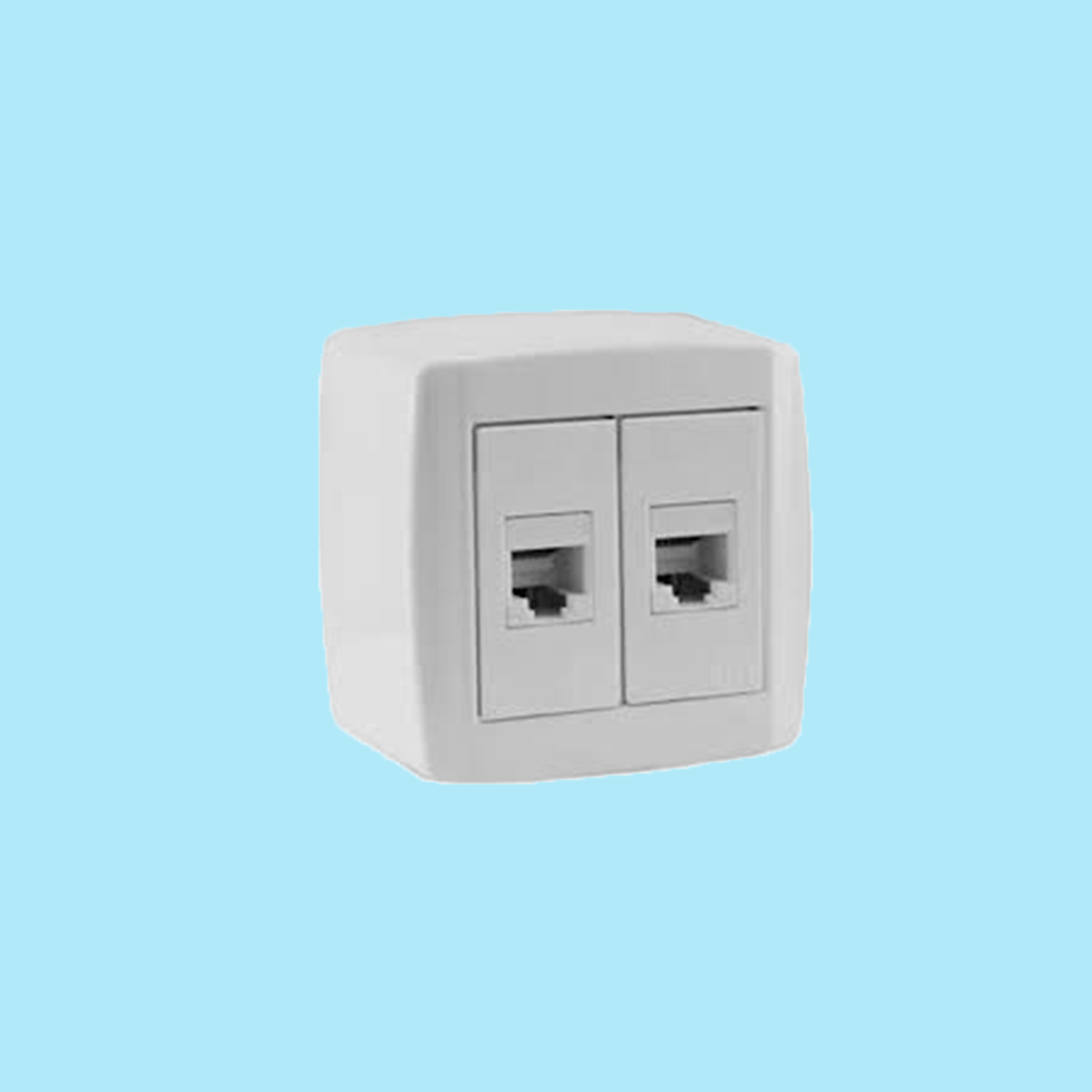 TOMADA RJ45 DUPLA